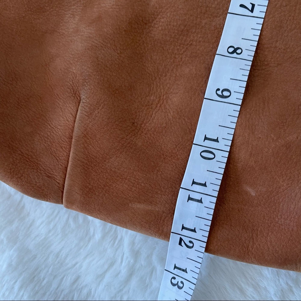 Clare Vivier Nubuck Messenger Bag Chesnut - Picture 12 of 12